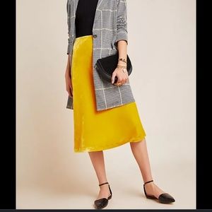 Anthropologie Velvet Skirt 🌙